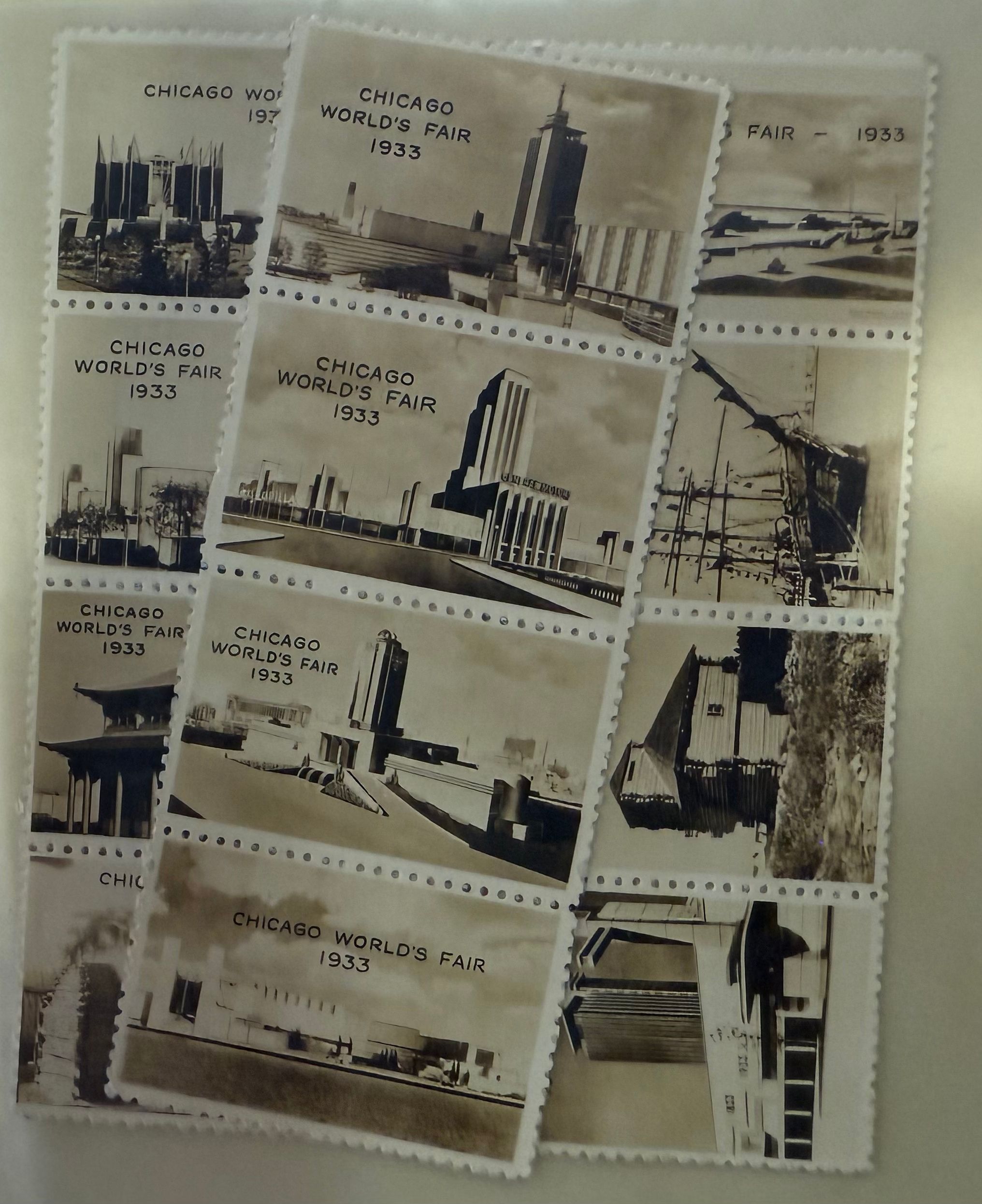 Chicago 1933 World's Fair commemorative stamps